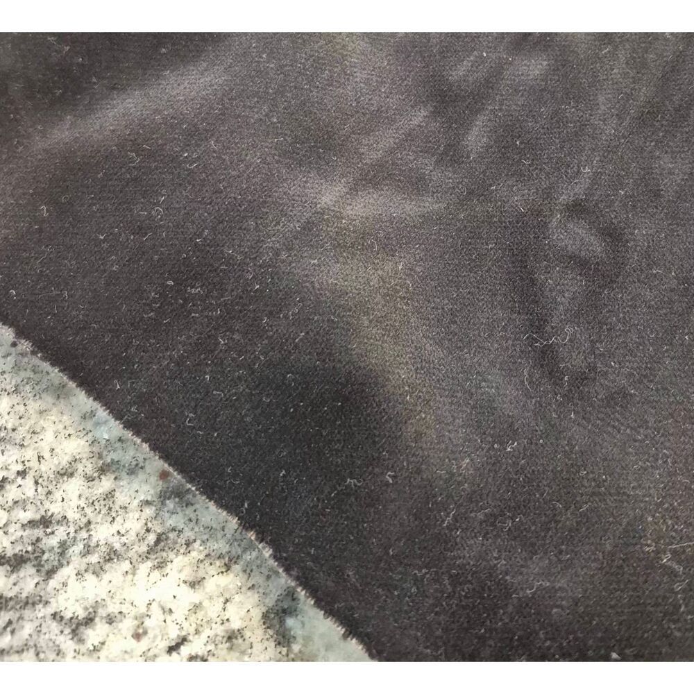 Fabric, Black Cotton Velveteen, 1 yd x 1 yd
